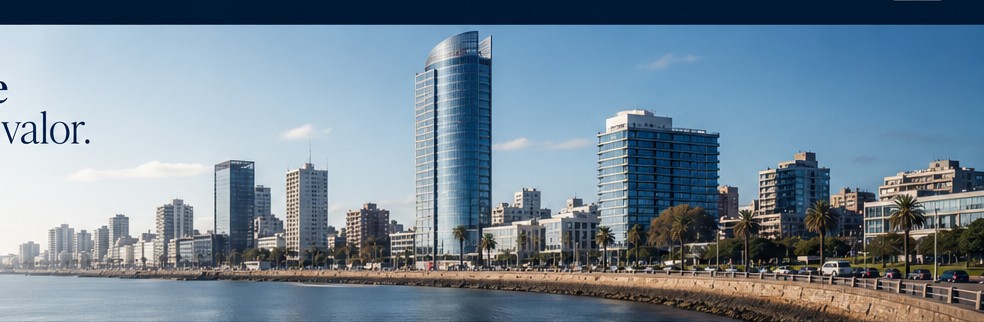 Distrito empresarial moderno de Montevideo