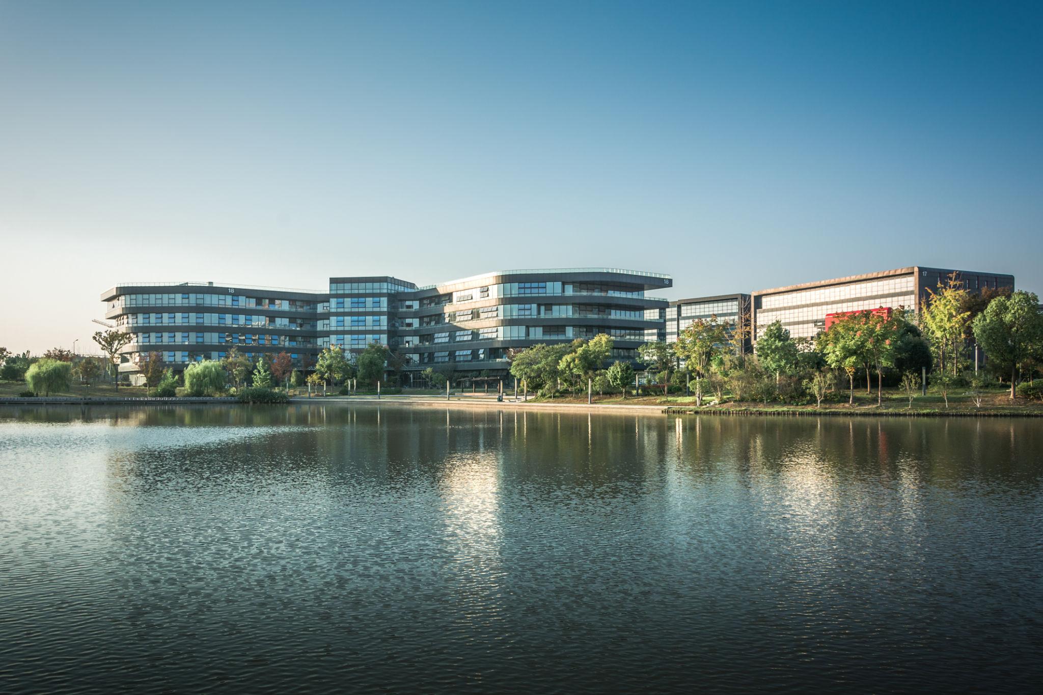 Modern office and real estate development